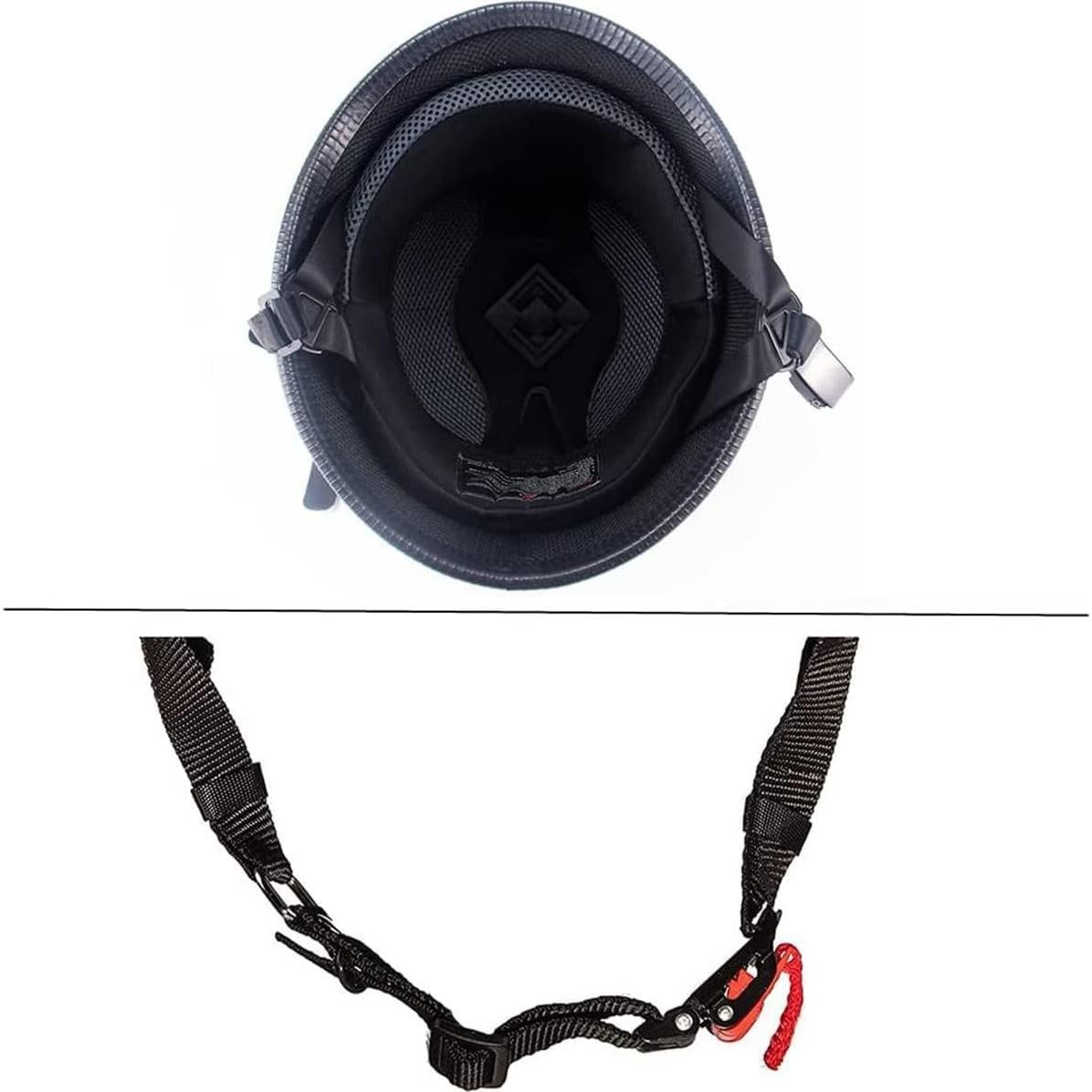 Casco de Motocicleta TXXFWJ ZM-01 Negro Mate Unisex