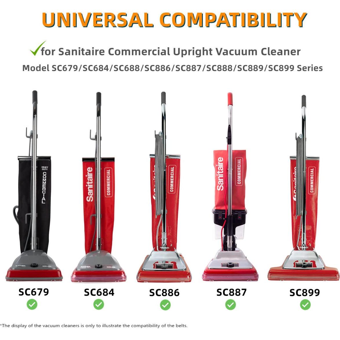 Cinturón de Repuesto RD 66100 para Aspiradoras Sanitaire - Paquete de 6