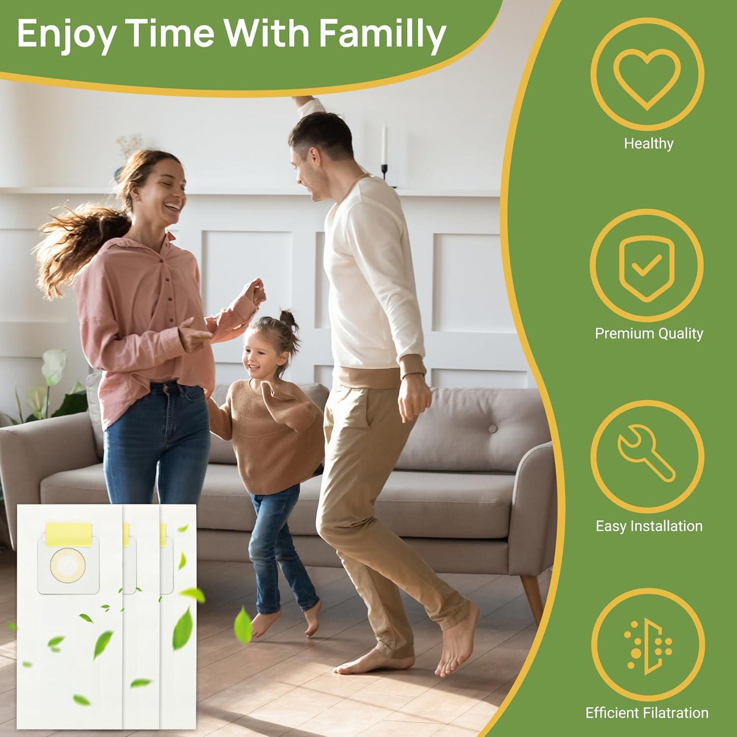 Paquete de 12 Bolsas de Vacío Estilo 7 PETOX para Bissell