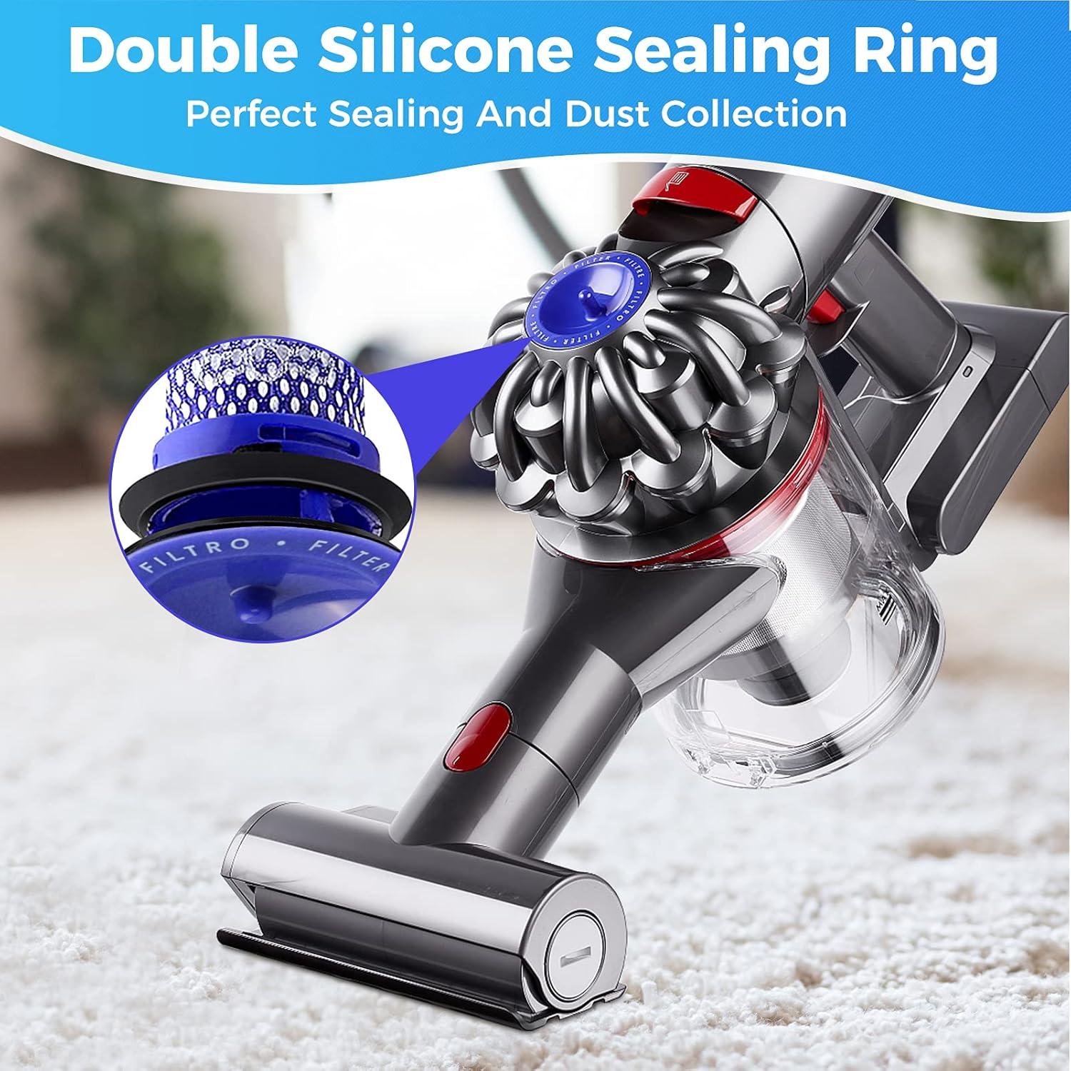 Paquete de 4 Filtros Pre Reemplazo Whekeosh para Dyson V6 V7 V8