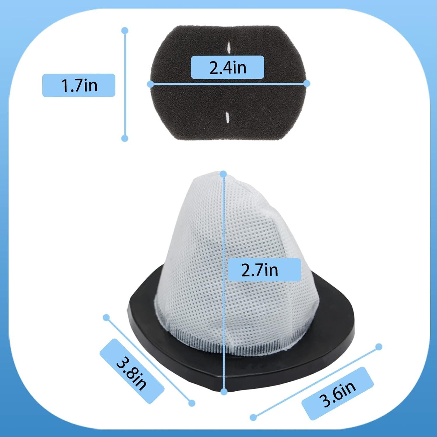 4 Filtros de Reemplazo Aolleteau para Aspiradoras Bissell 2030