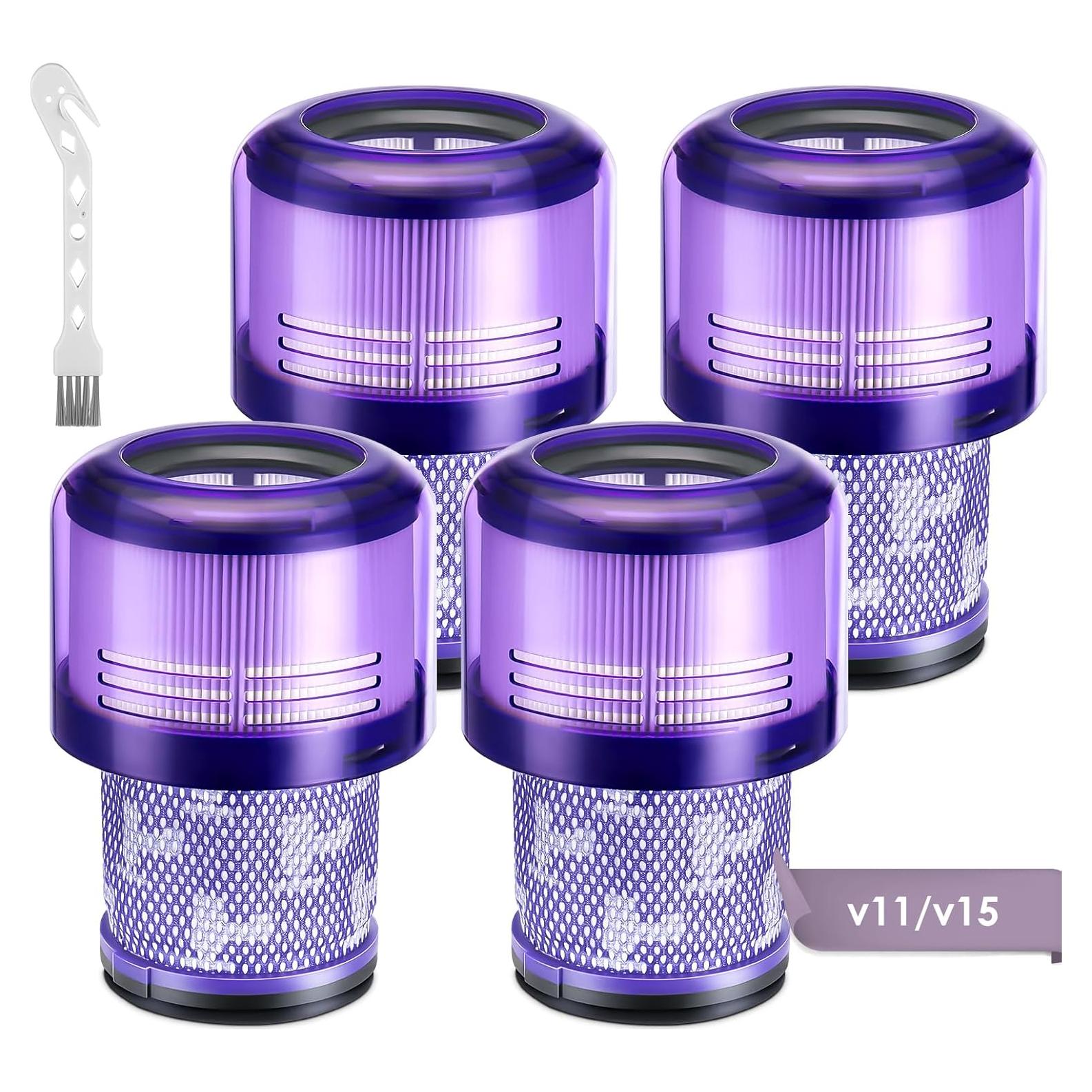 Paquete de 4 Filtros de Reemplazo Isinlive para Dyson V11