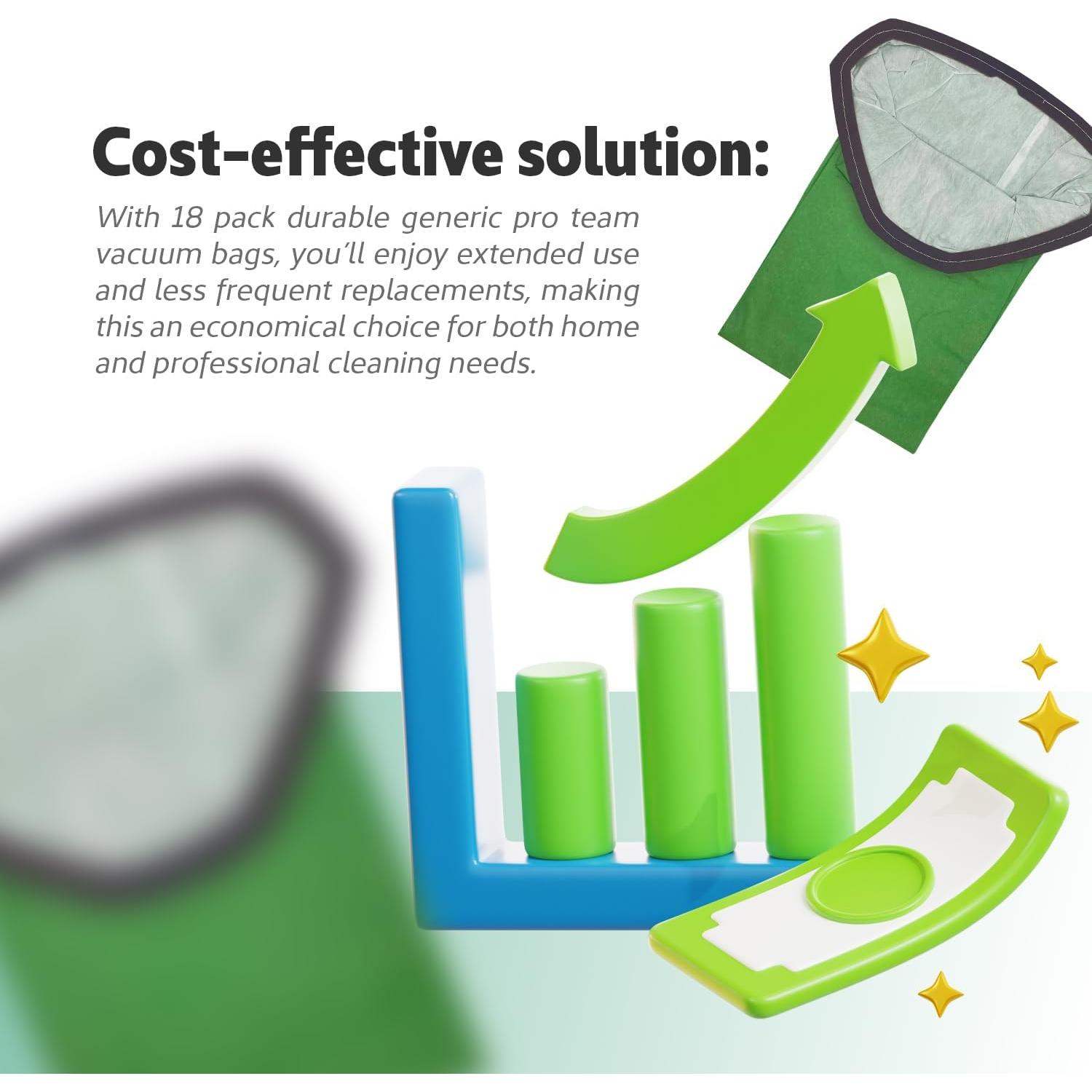 18 Bolsas de Microfiltro ProTeam 6Qt - Reemplazo 107314