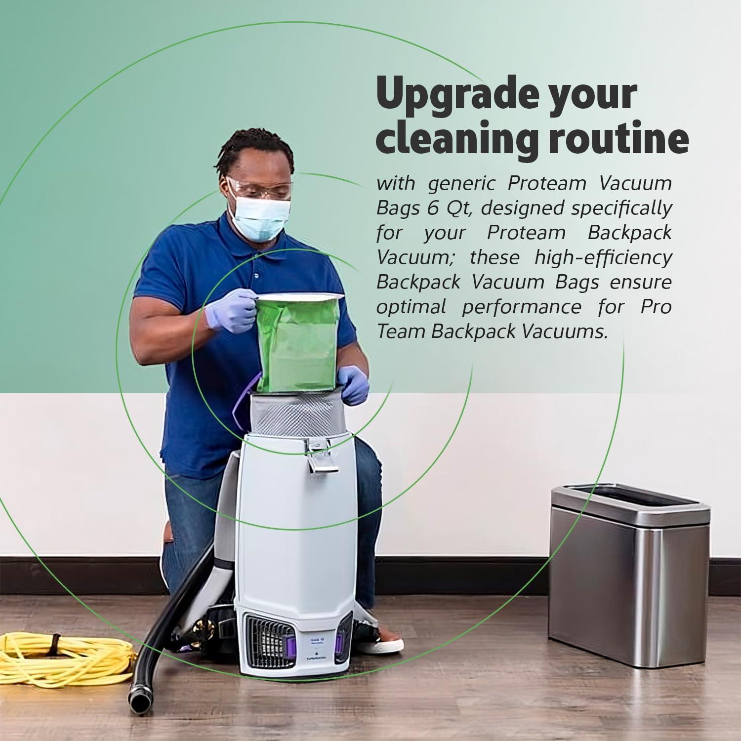 18 Bolsas de Microfiltro ProTeam 6Qt - Reemplazo 107314