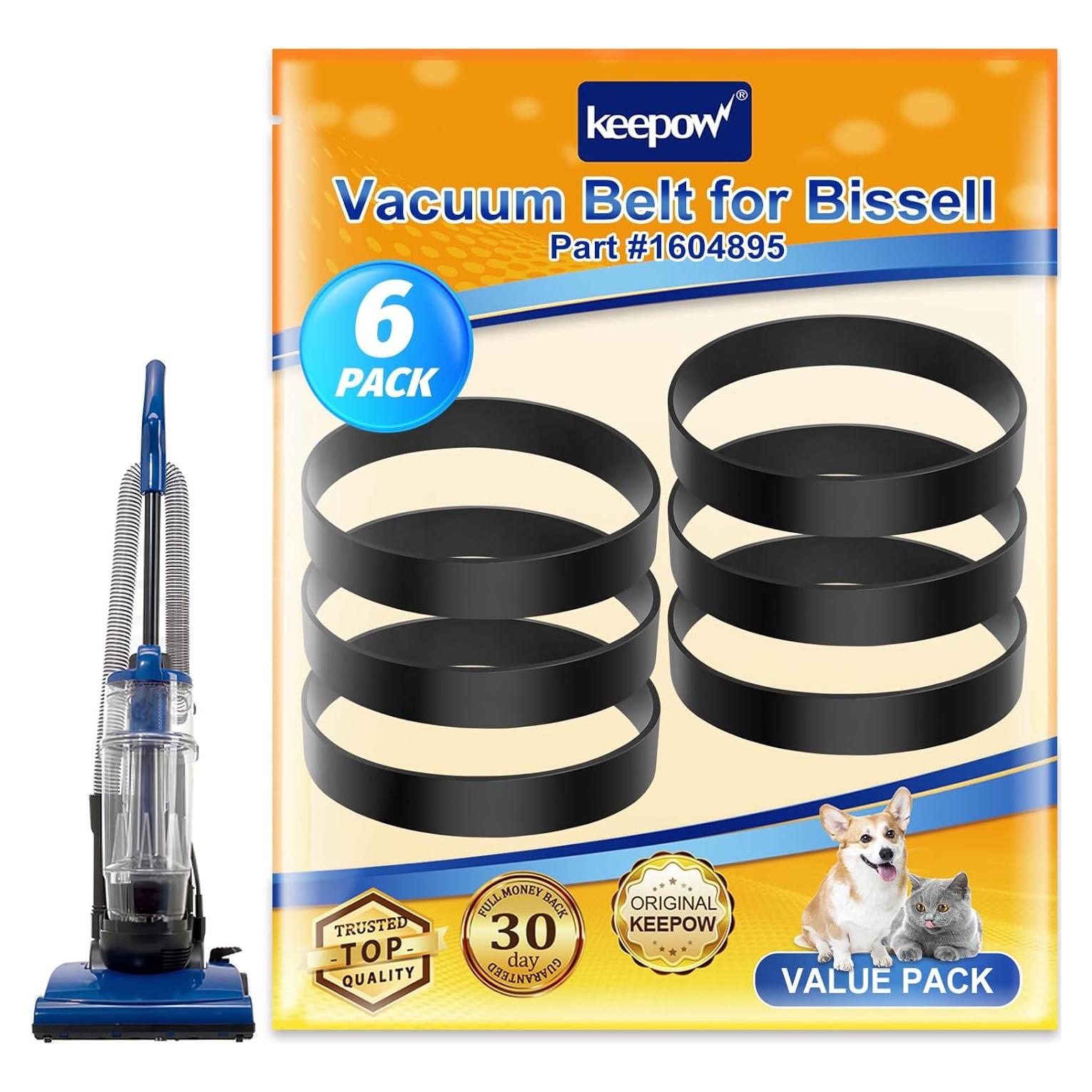 Cinta de Aspiradora KEEPOW 1604895 para Bissell Powerforce Compact