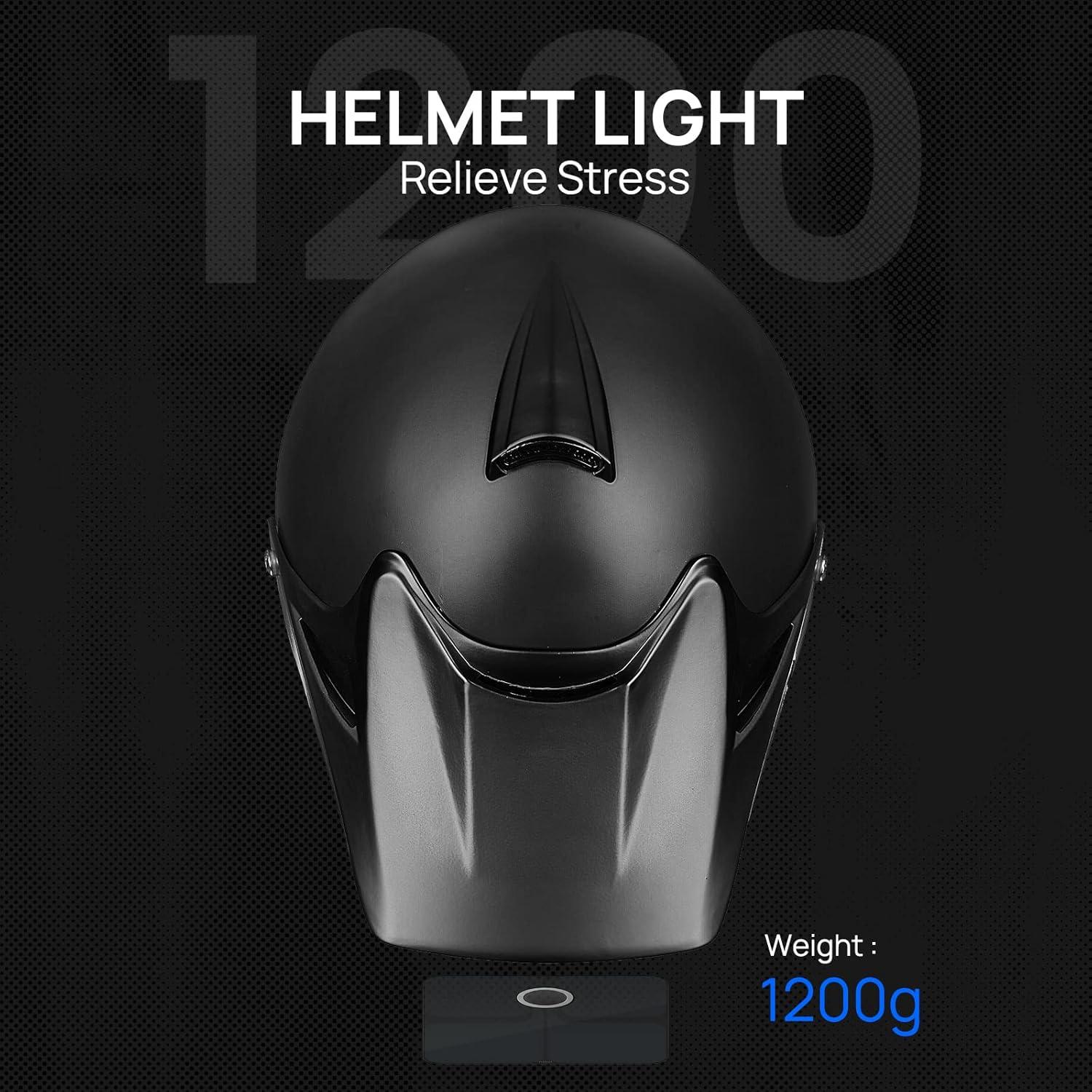 Casco Motocross ILM BLD-818 Azul Juvenil Unisex