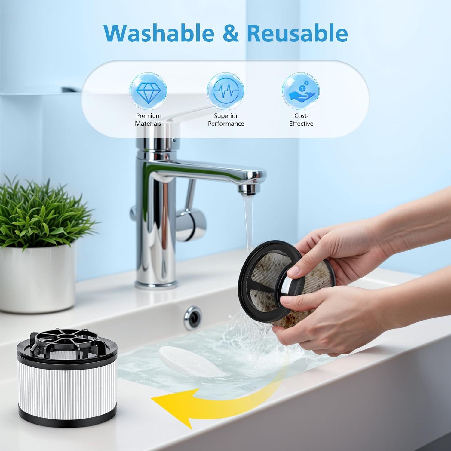 Reemplazo Filtro HEPA iSingo LVAC-200 para Aspiradora Levoit