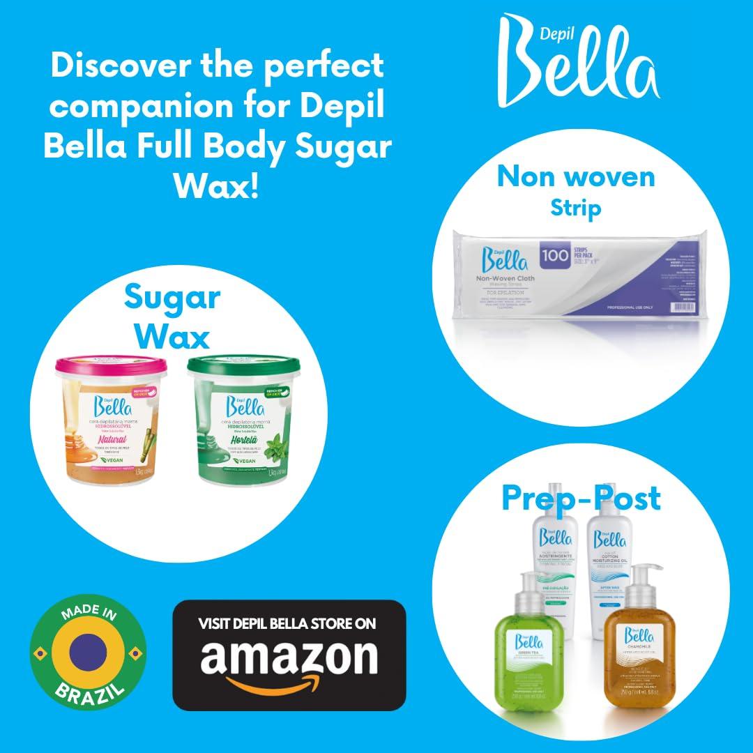 Pasta de Azúcar Depil Bella 1.30 kg Menta - Cera Natural para Cuerpo