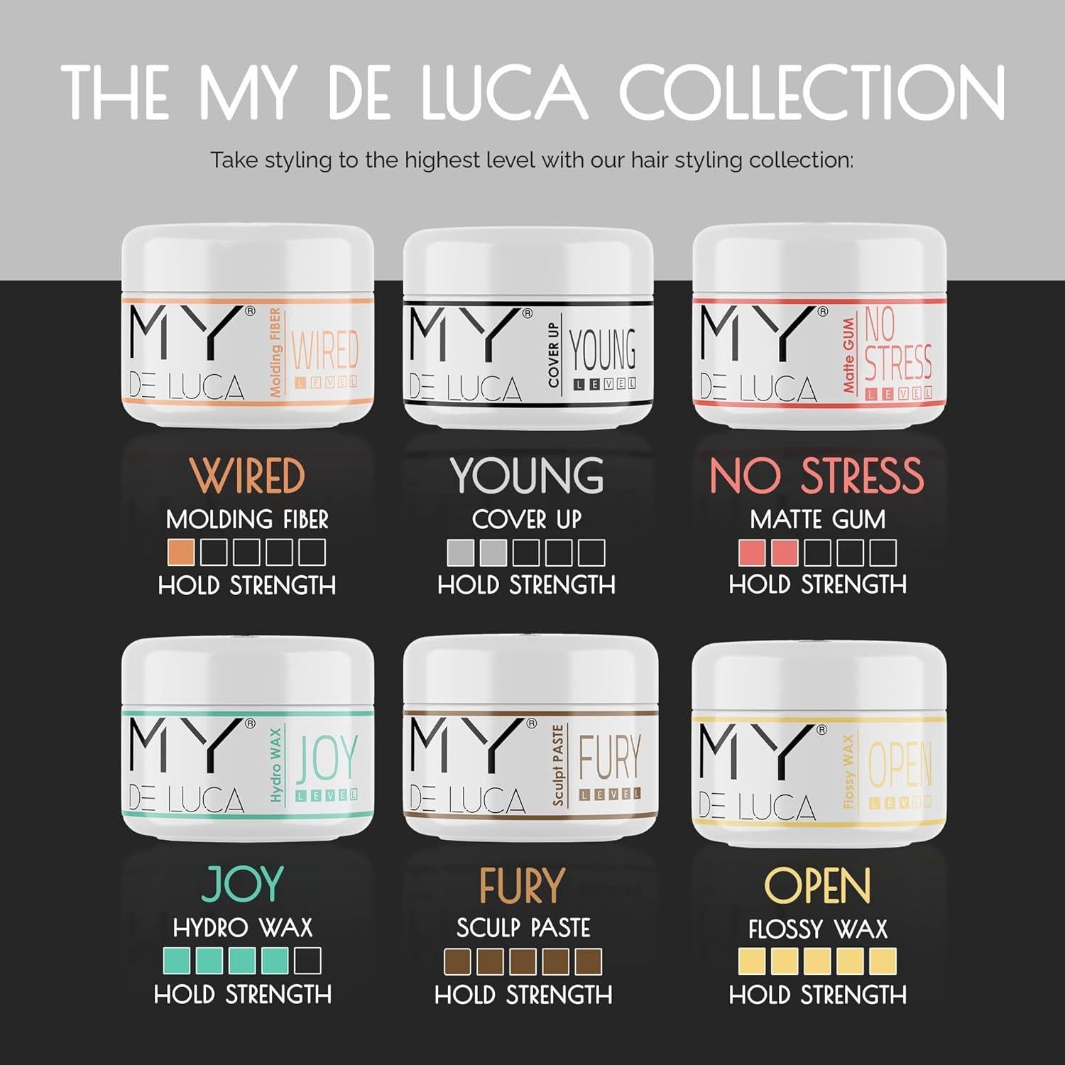 Cera para el cabello FURY Sculpt Paste 100 ml - Fijación máxima