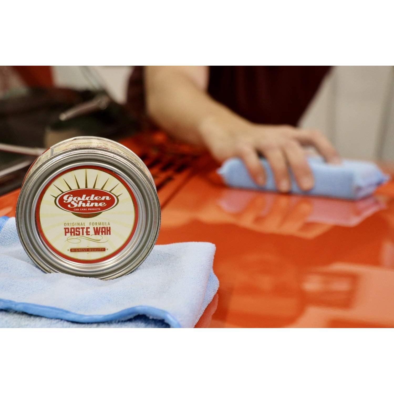 Cera en Pasta Golden Shine Carnauba 198.4g - Brillo y Protección