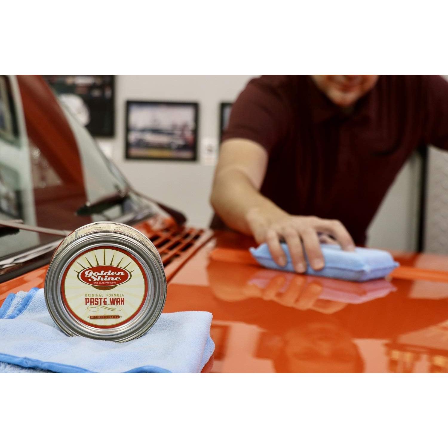 Cera en Pasta Golden Shine Carnauba 198.4g - Brillo y Protección