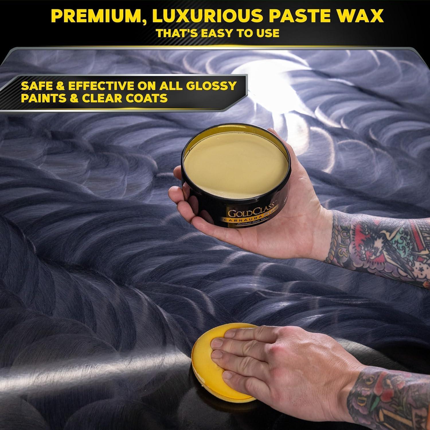 Cera Premium en Pasta Meguiar's Gold Class Carnauba Plus 3 Piezas
