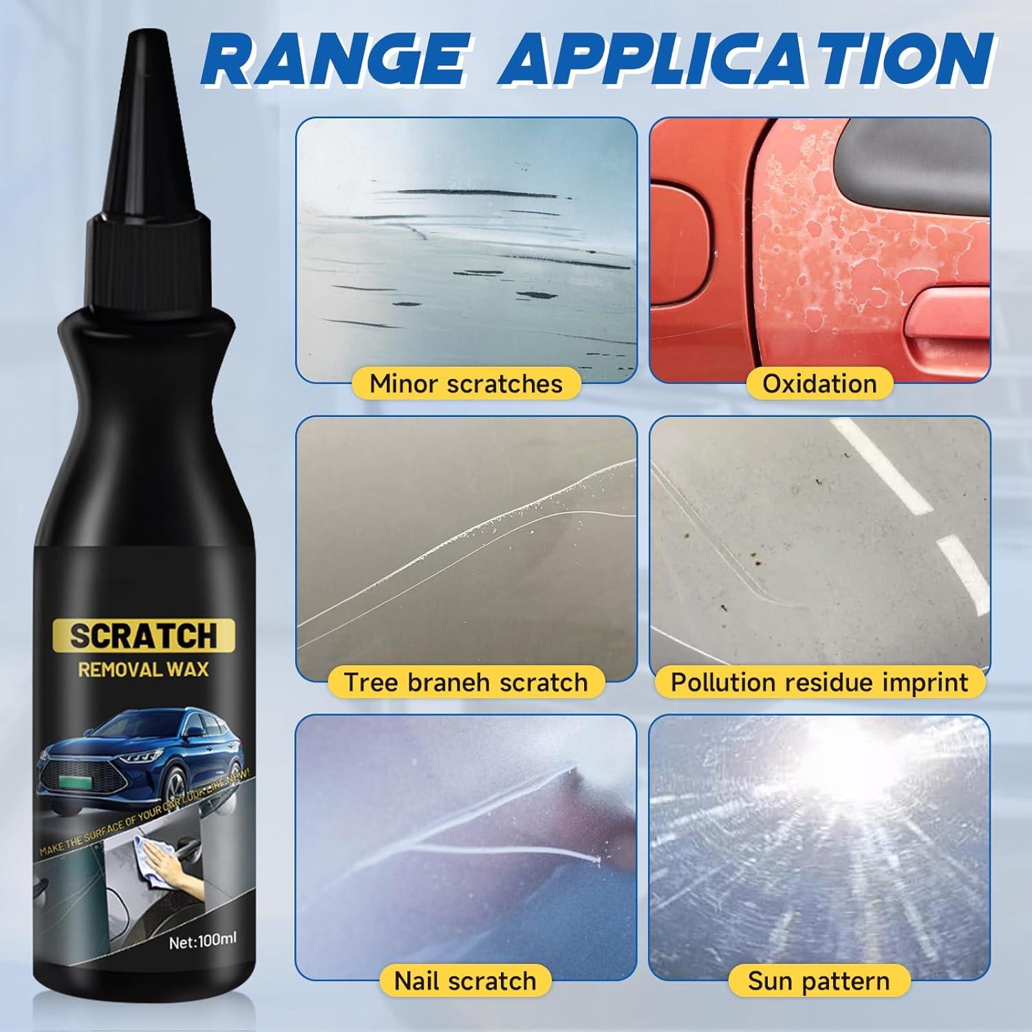 Cera Pulidora para Rayones de Auto Eadwe 120ml Kit 3PCS