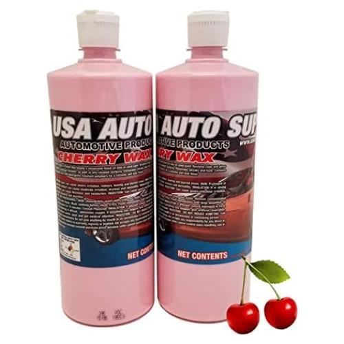 Cera Líquida de Cereza USA AUTO SUPPLY 0.47L Brillo y Protección