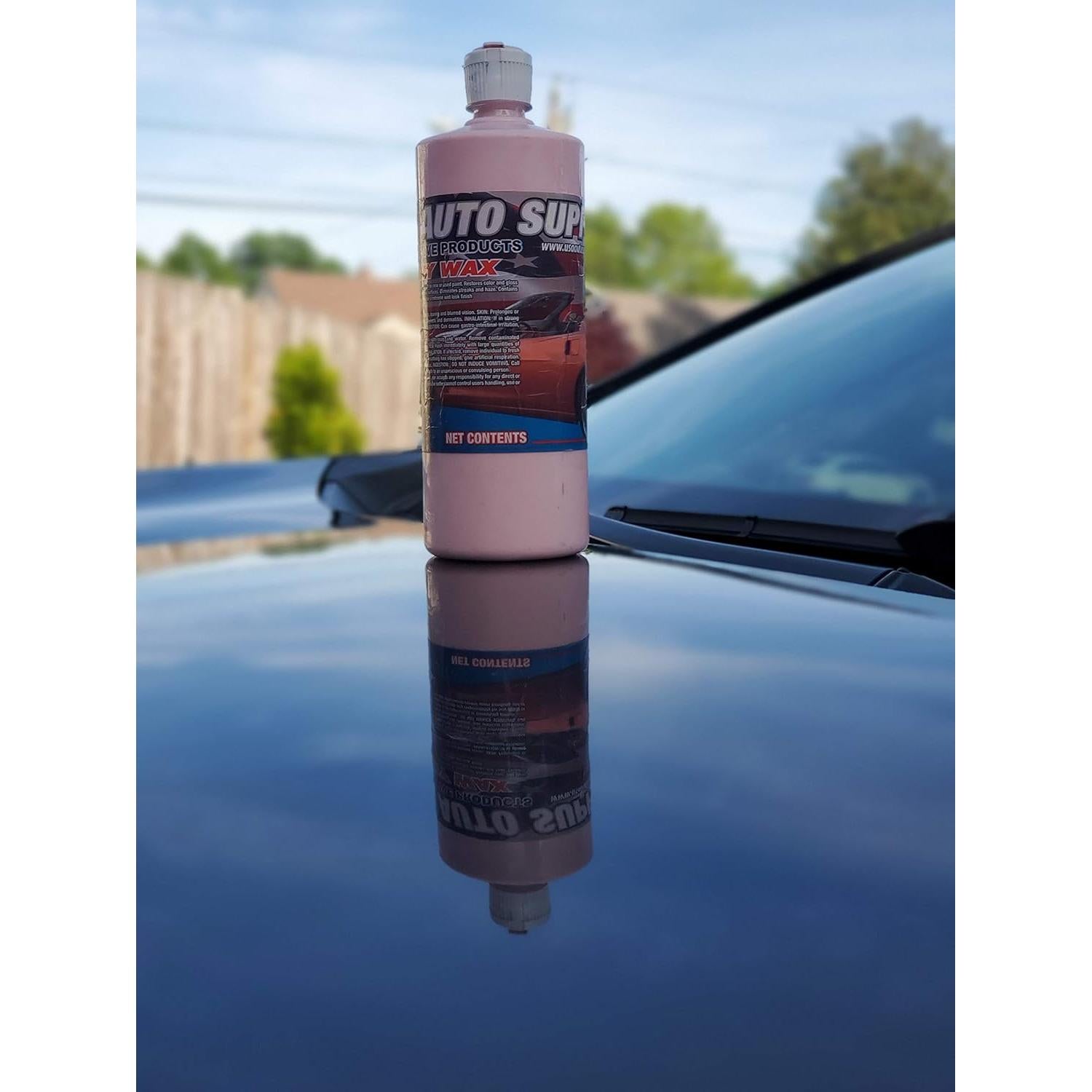 Cera Líquida de Cereza USA AUTO SUPPLY 0.47L Brillo y Protección