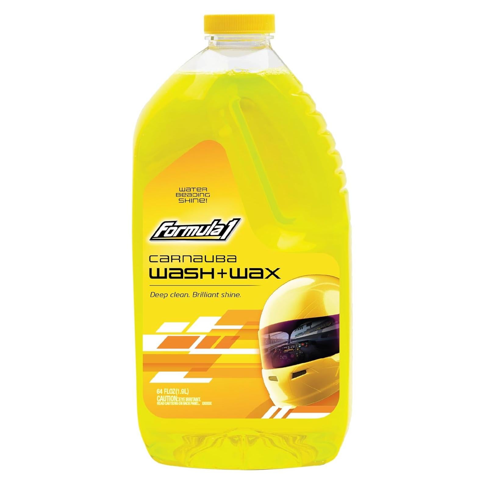 Lavado y Cera de Carnauba Formula 1 64 oz - Limpieza Profunda