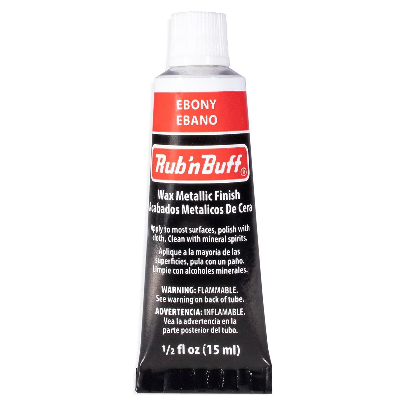 Cera Acabado Metálico AMACO Rub n Buff Ébano 15ml