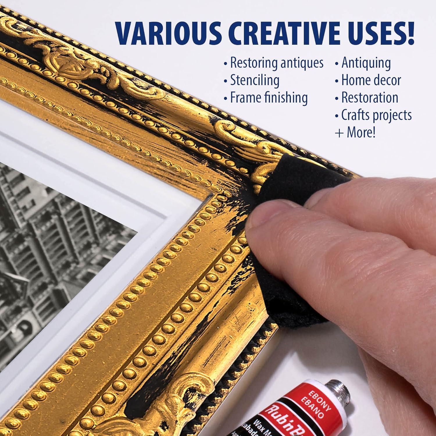 Cera Acabado Metálico AMACO Rub n Buff Ébano 15ml