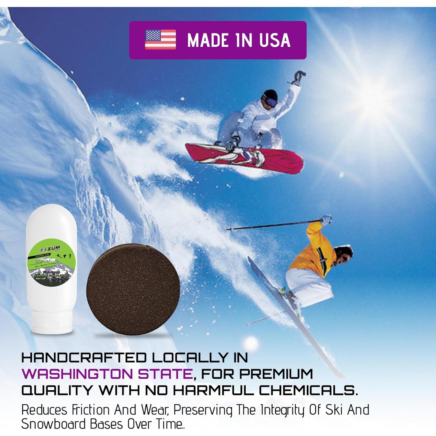 Cera para Esquiar ZUMWAX 113.4 g Ecológica Sin Flúor