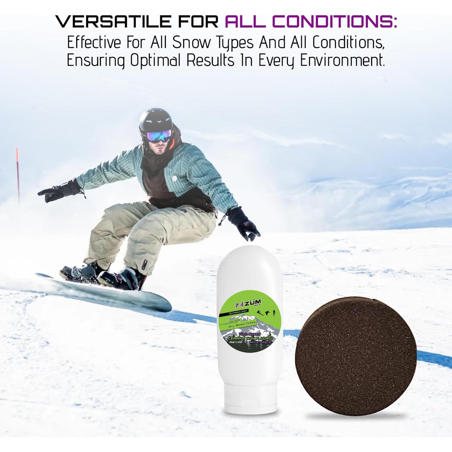 Cera para Esquiar ZUMWAX 113.4 g Ecológica Sin Flúor
