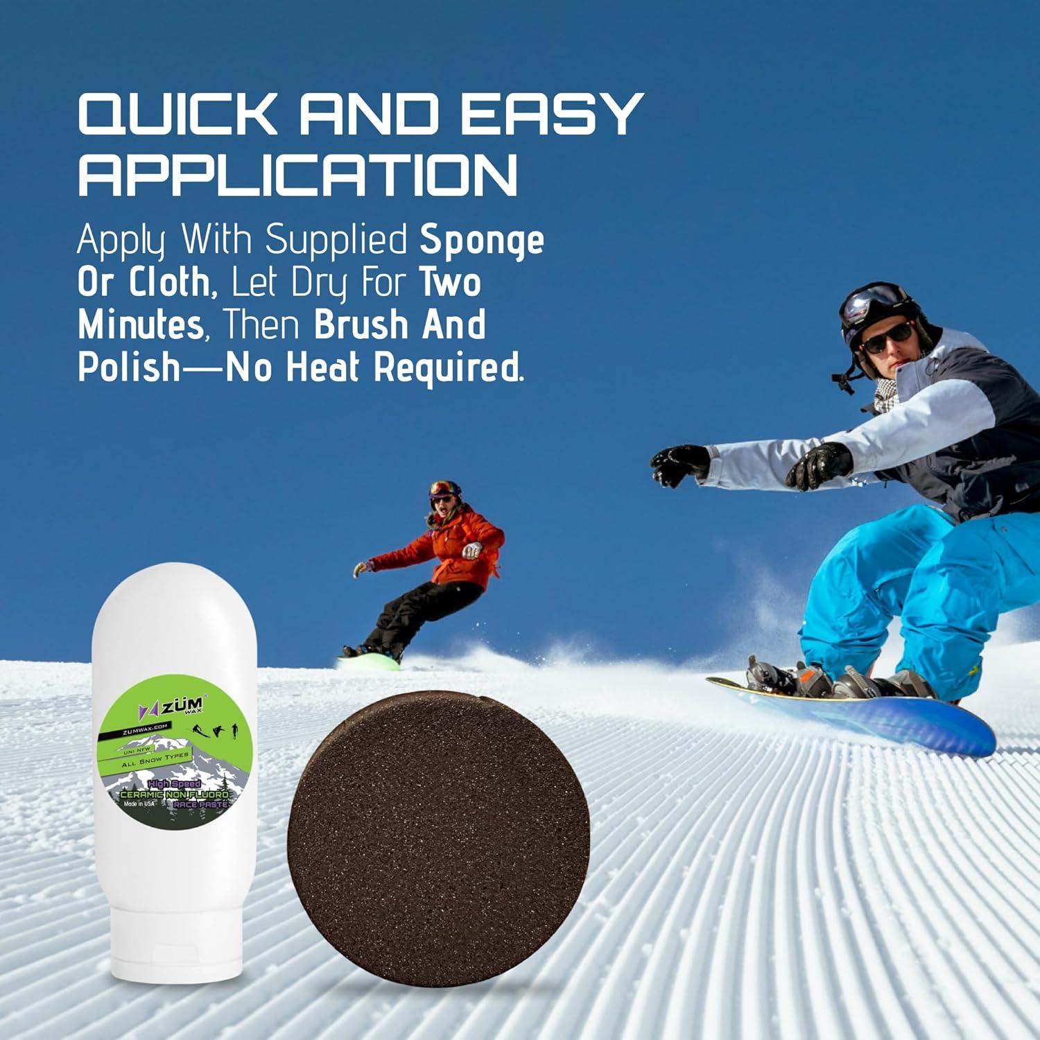 Cera para Esquiar ZUMWAX 113.4 g Ecológica Sin Flúor