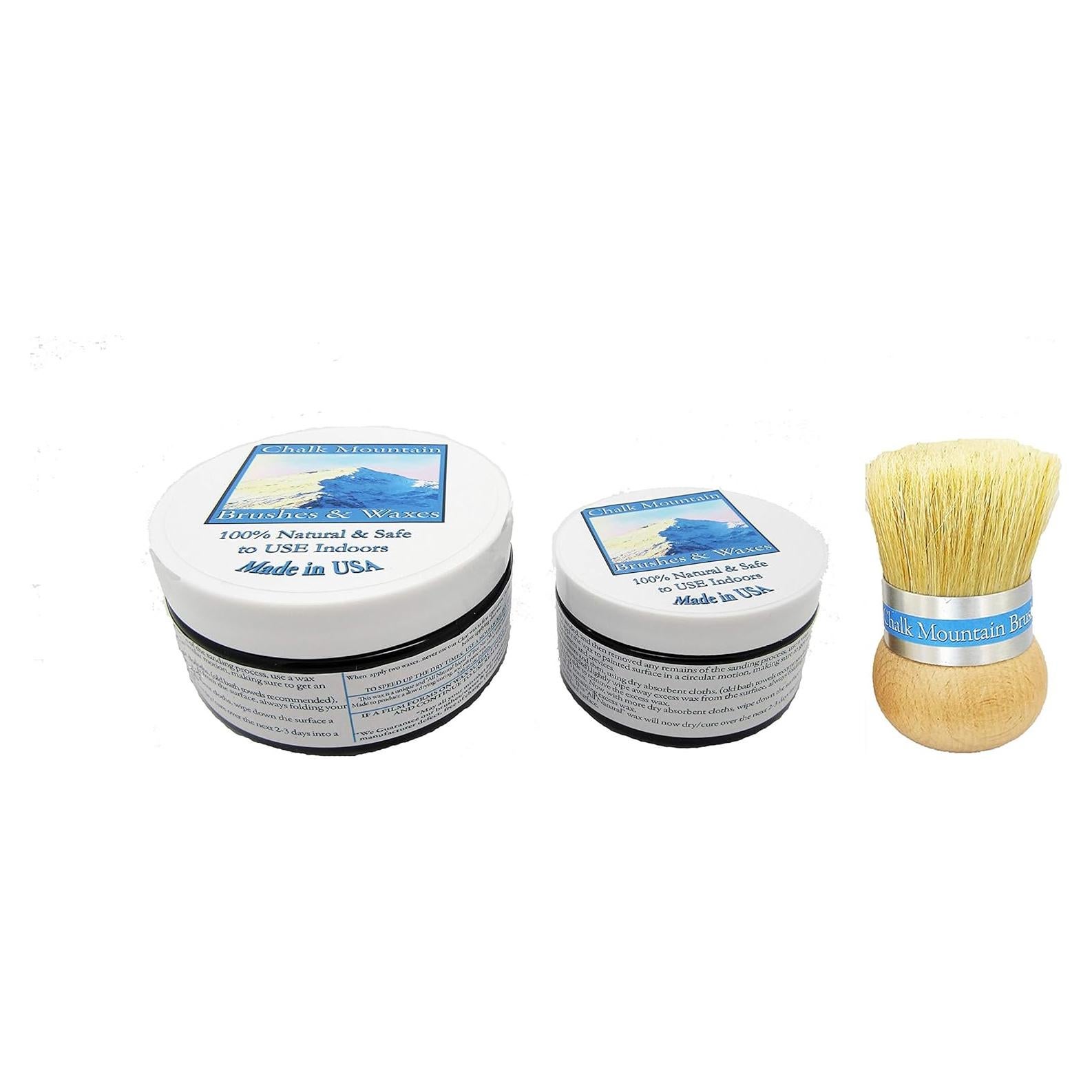 Kit de Cera para Muebles Chalk Mountain - 227g Claro y 113g Oscuro