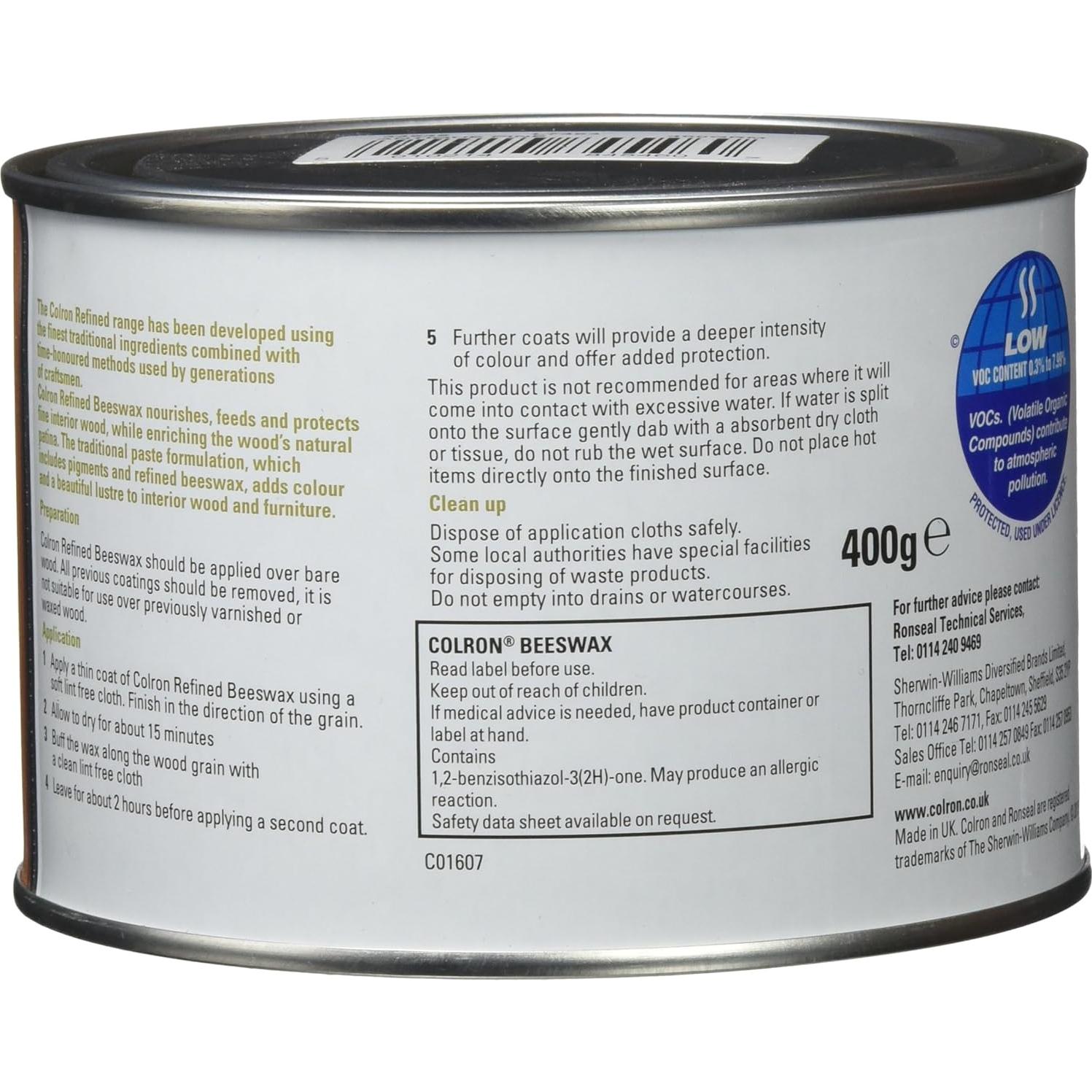 Pasta de Cera de Abejas Refinada Ronseal 400g - Pino Antiguo