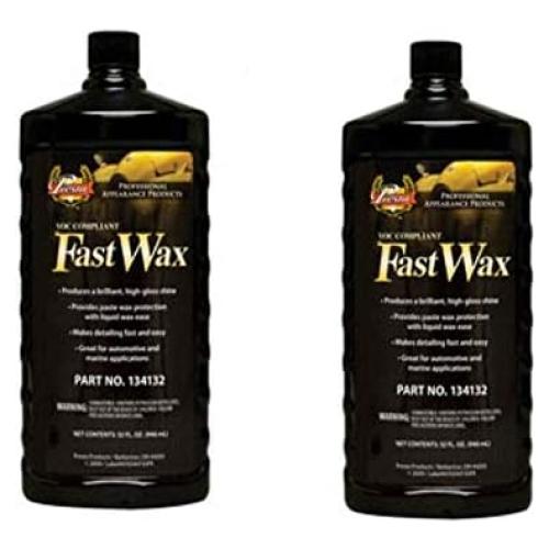 Cera Líquida Rápida Presta 946ml (Paquete de 2) - Brillo Alto