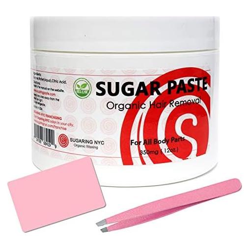 Cera de Azúcar Orgánica Sugaring NYC para Depilación 45g