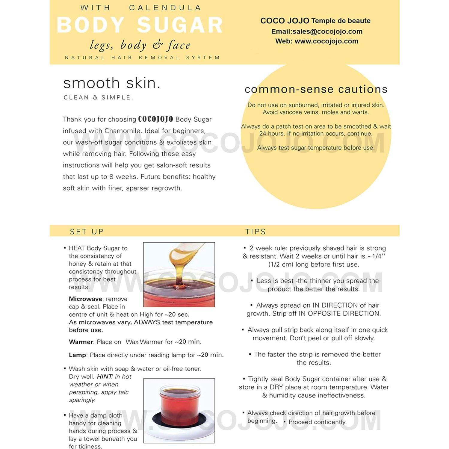 Kit de Cera de Azúcar Suave Cocojojo 227g - Depilación Natural