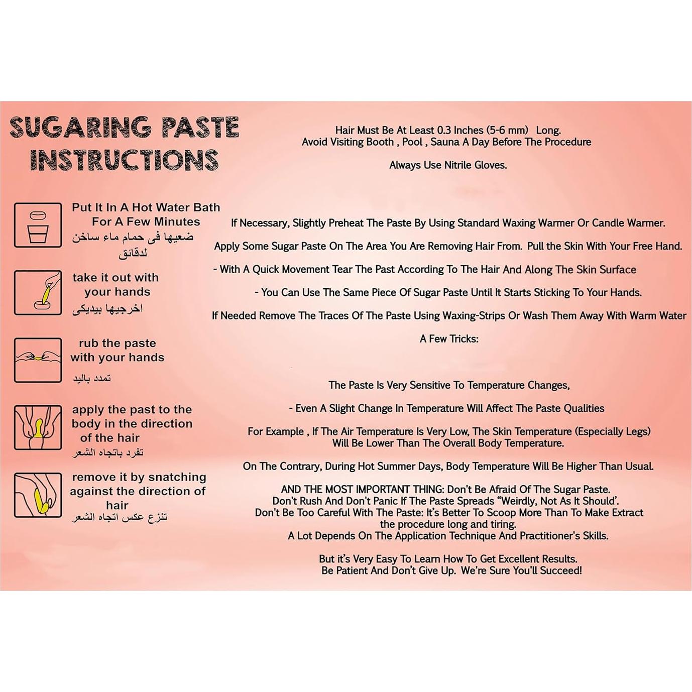 Cera Depilatoria Harir Dulce 800g Natural para Todo el Cuerpo