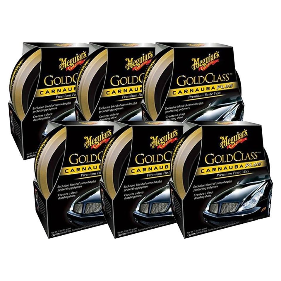 Cera de Carnauba Meguiar's Gold Class 311g - Paquete de 6