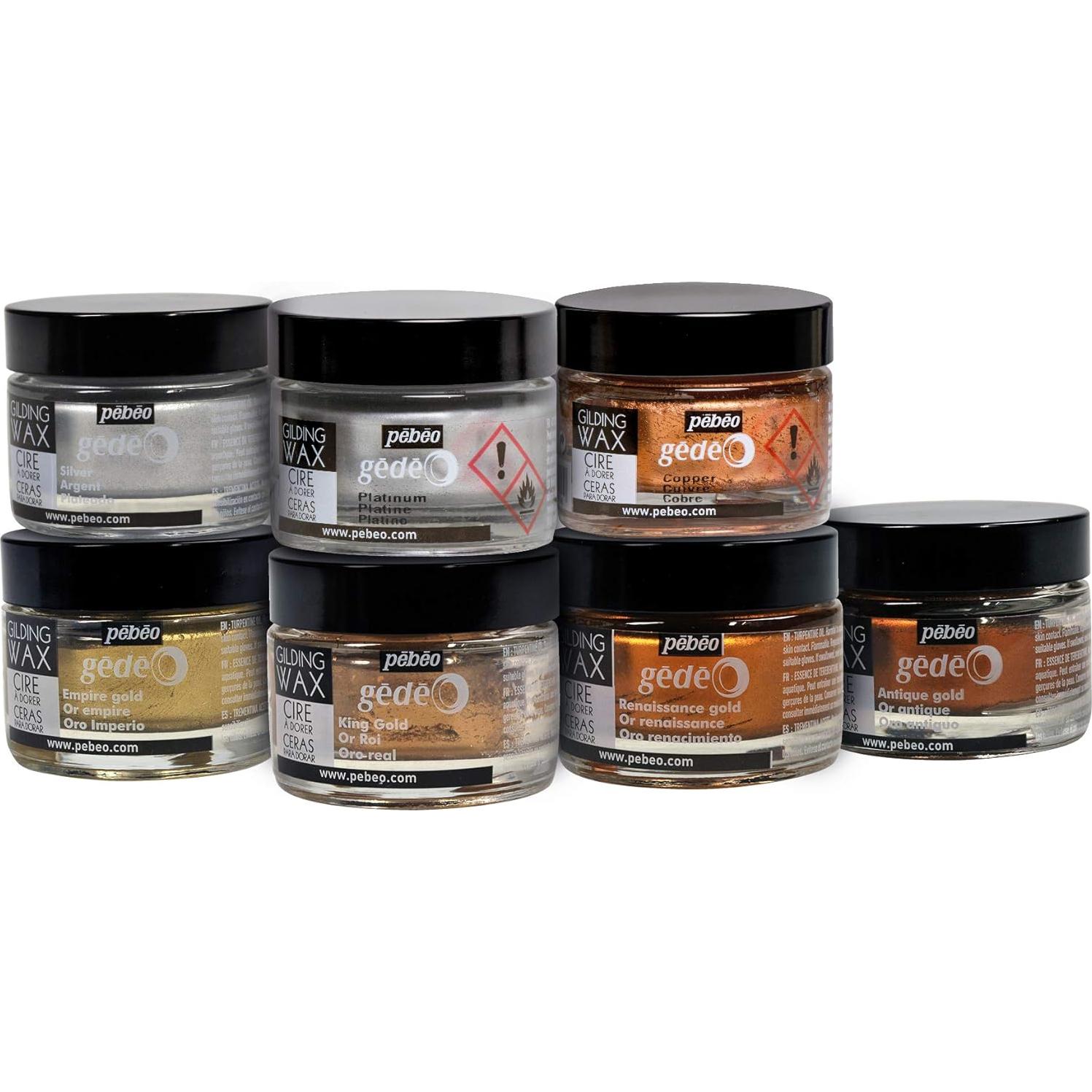 Cera de Dorado Pebeo Oro Rey 30 ml - Acabado Metálico