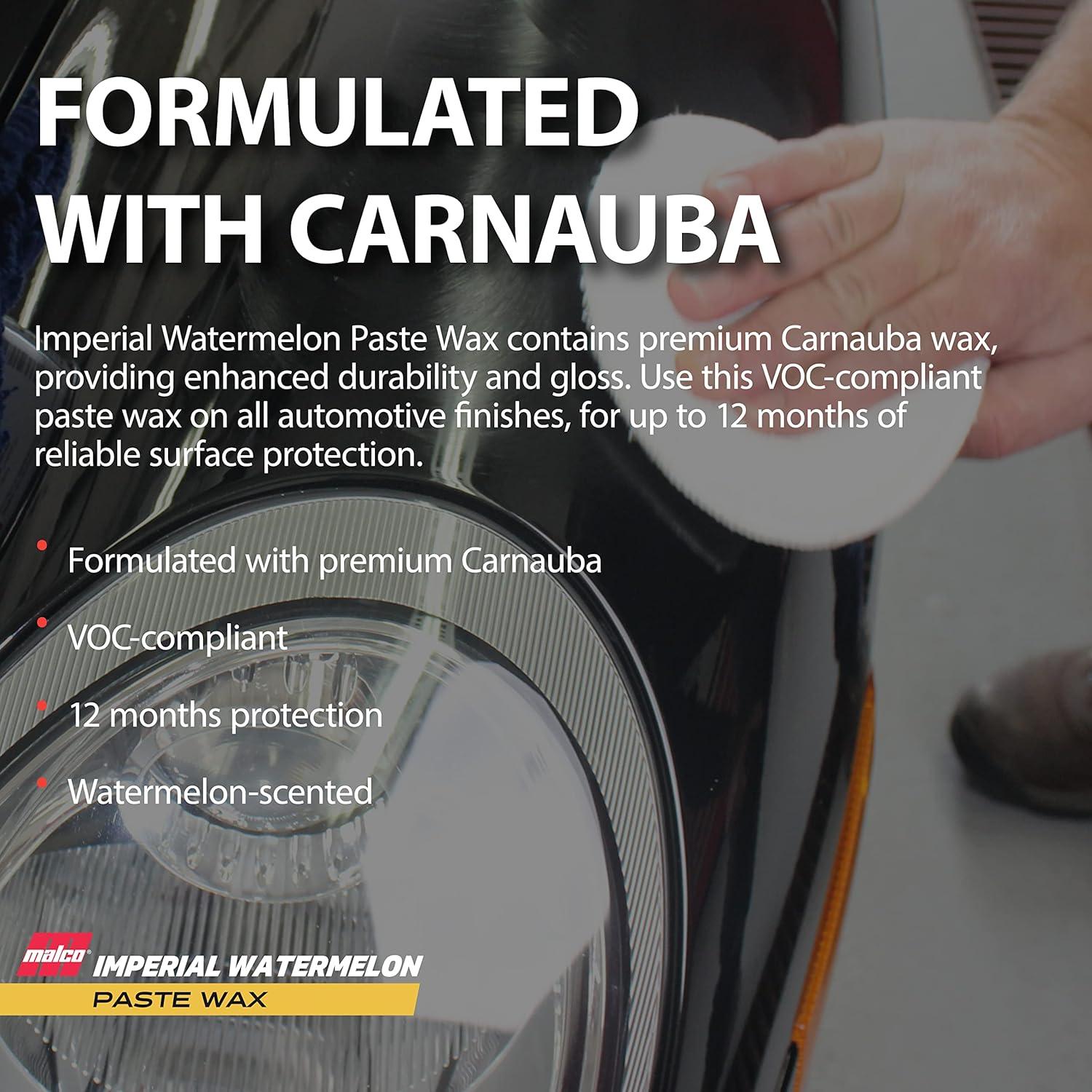 Cera en Pasta Malco 14 Oz - Acabado Brillante y Protección Duradera