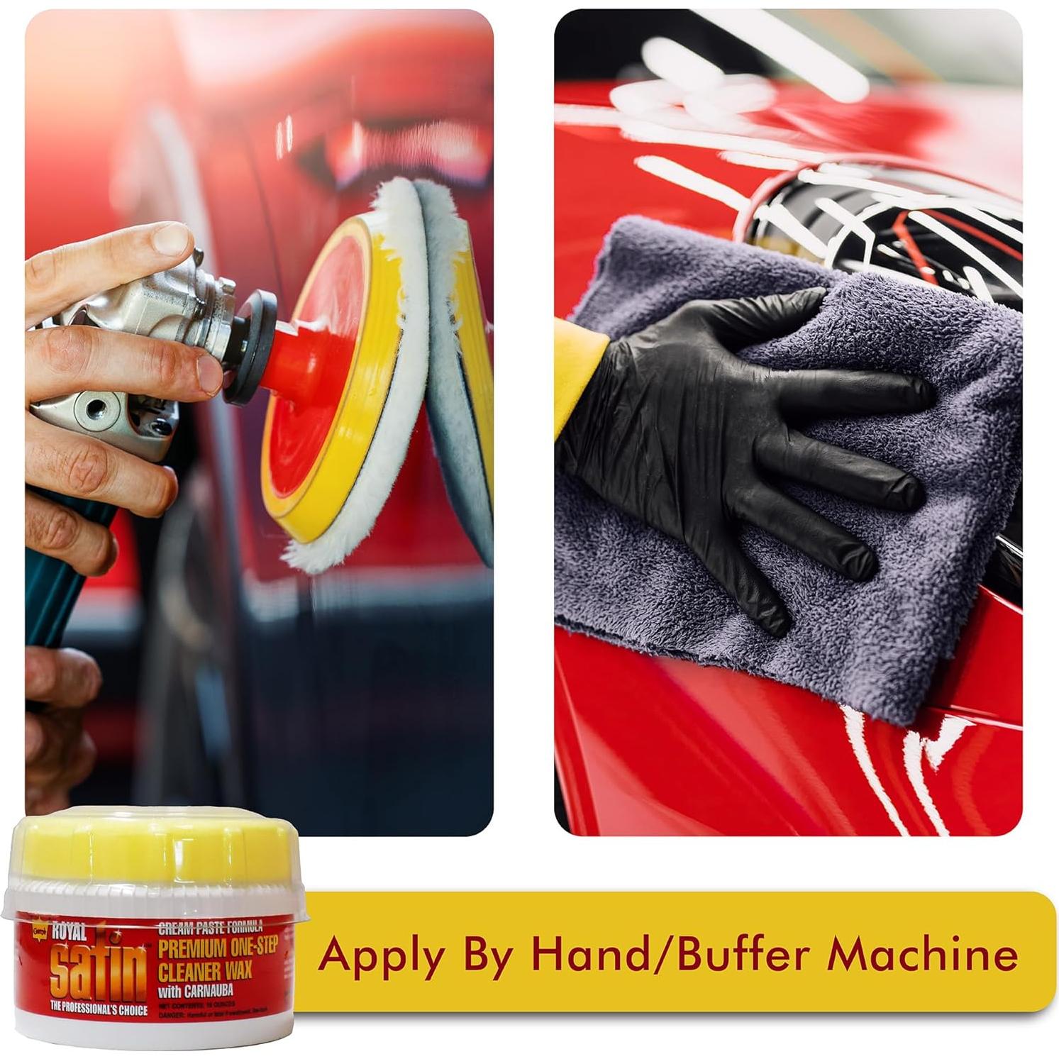 Cera Limpiadora Garry's Royal Satin 283.5 g - Brillo y Protección