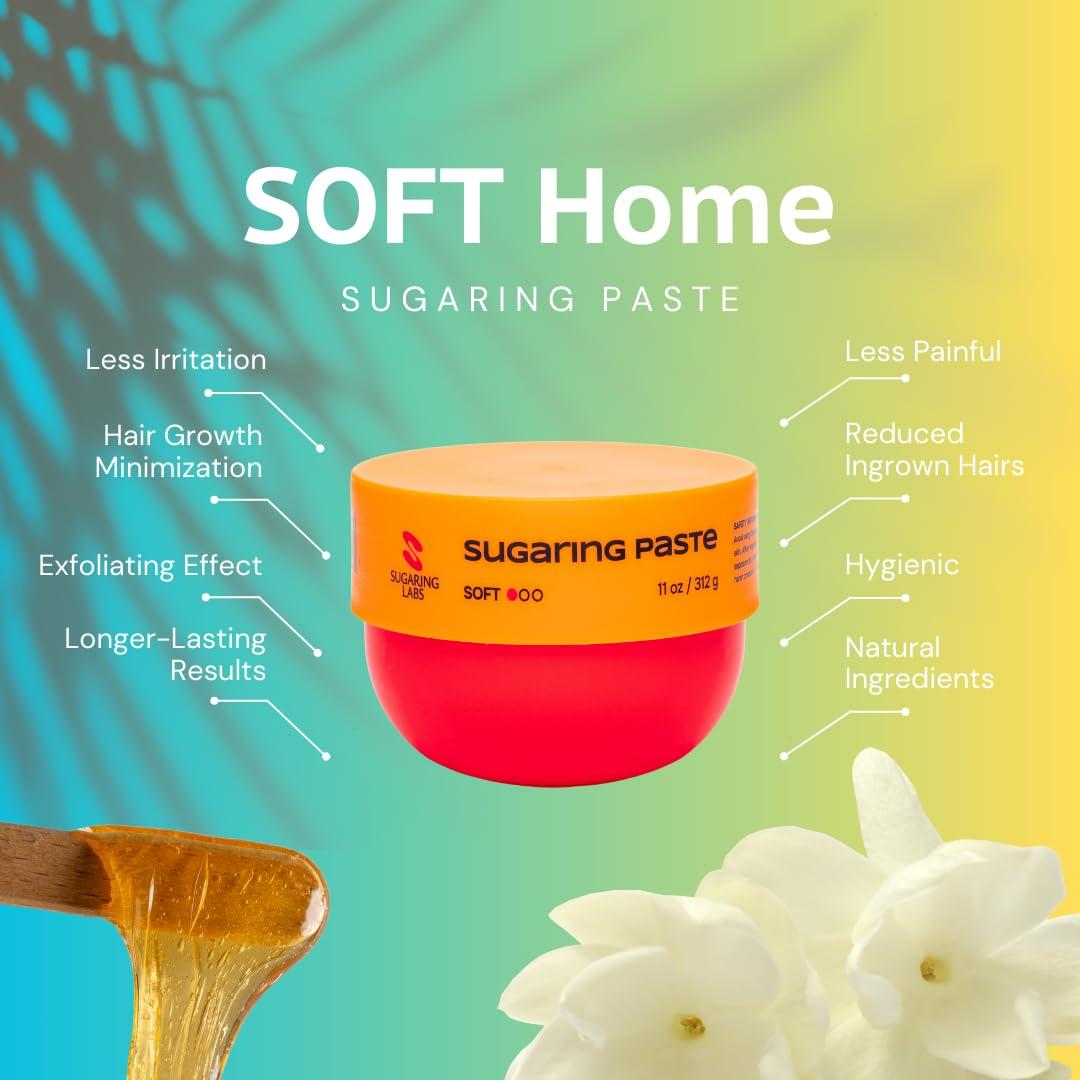 Pasta de Azúcar Suave Sugaring Labs 312g para Depilación