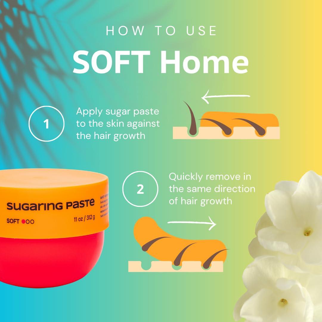 Pasta de Azúcar Suave Sugaring Labs 312g para Depilación