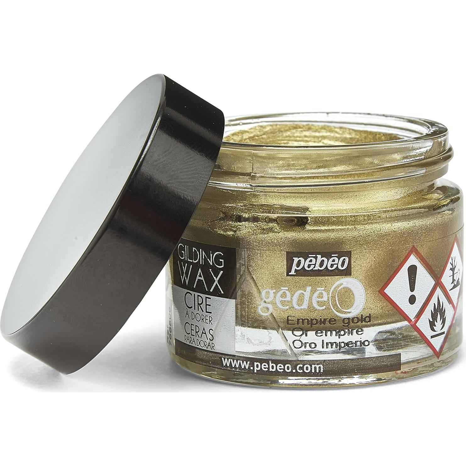 Cera de Gilding Pebeo 30 ml - Pasta de Dorado Premium