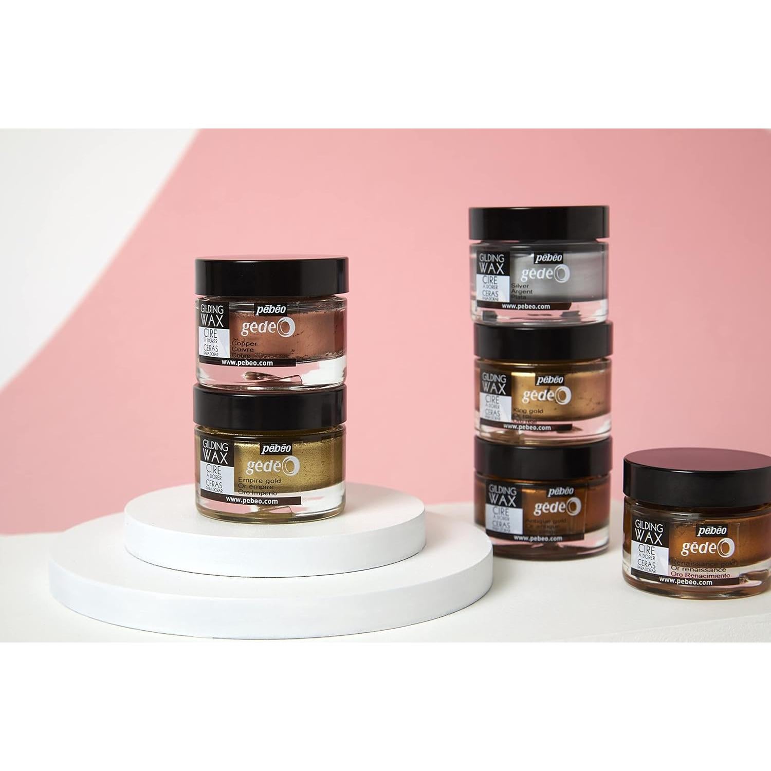 Cera de Gilding Pebeo 30 ml - Pasta de Dorado Premium