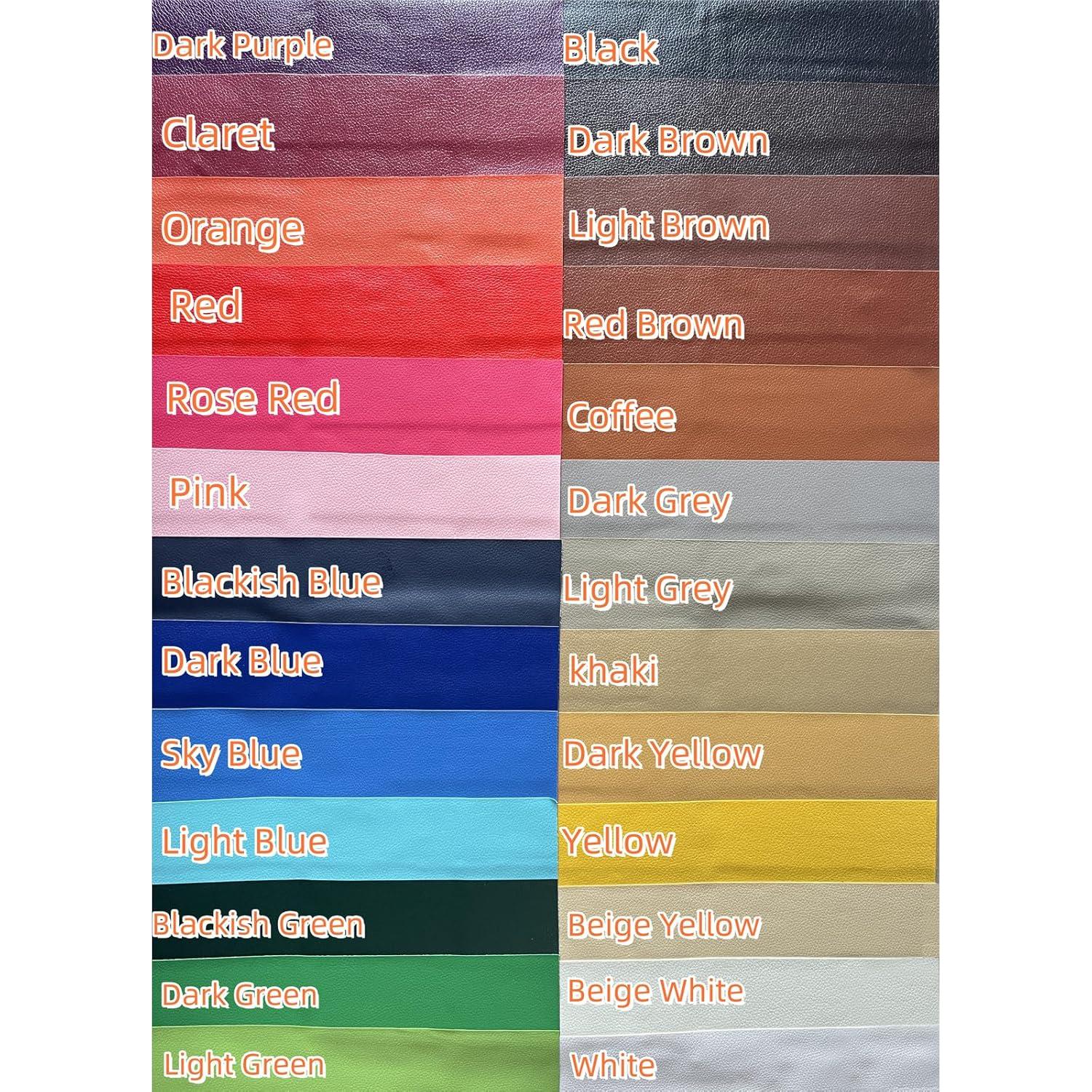 Parche de Reparación de Cuero Autoadhesivo Jmckeweii 20x30cm