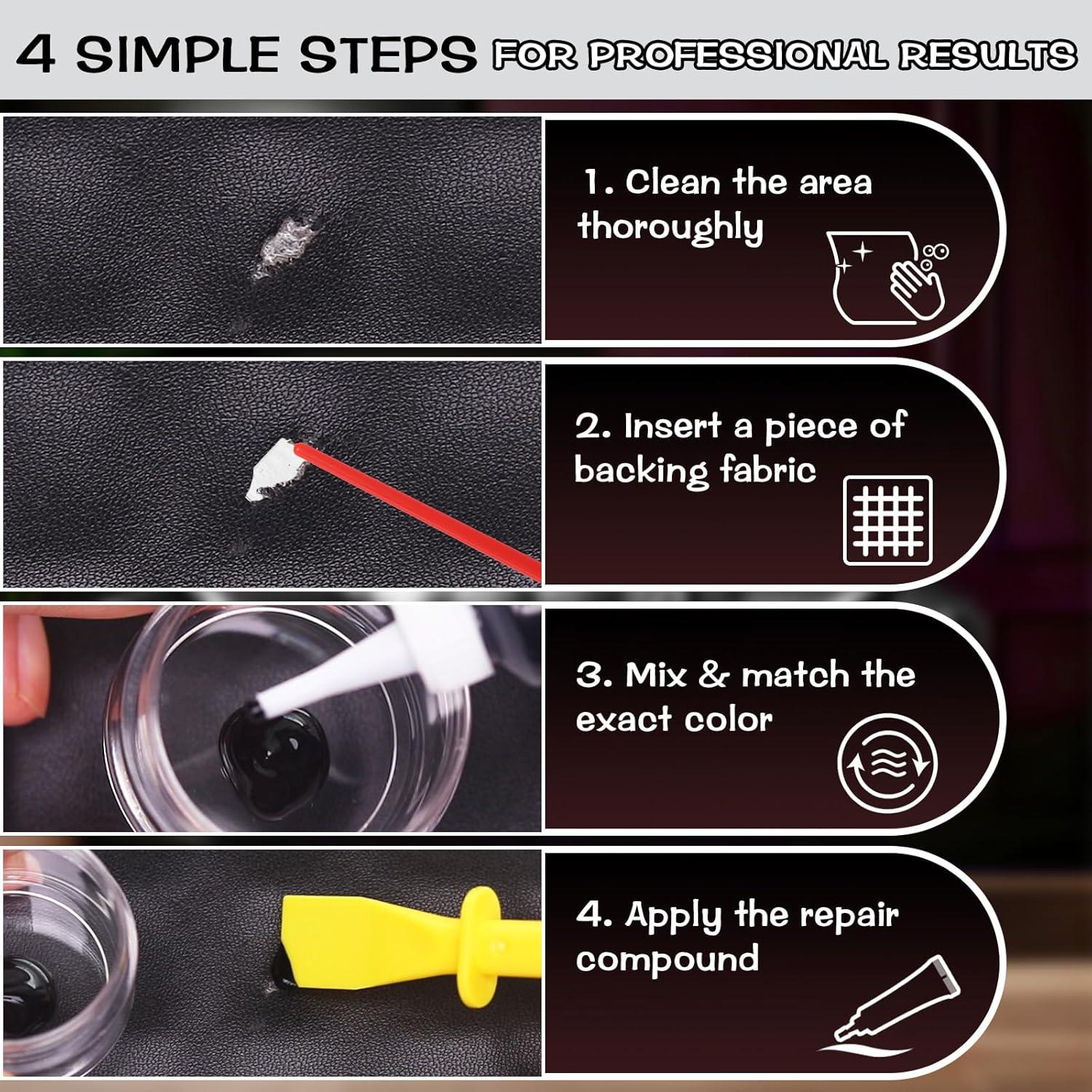 Kit de Reparación de Cuero y Vinilo WYCOON - 158.76g