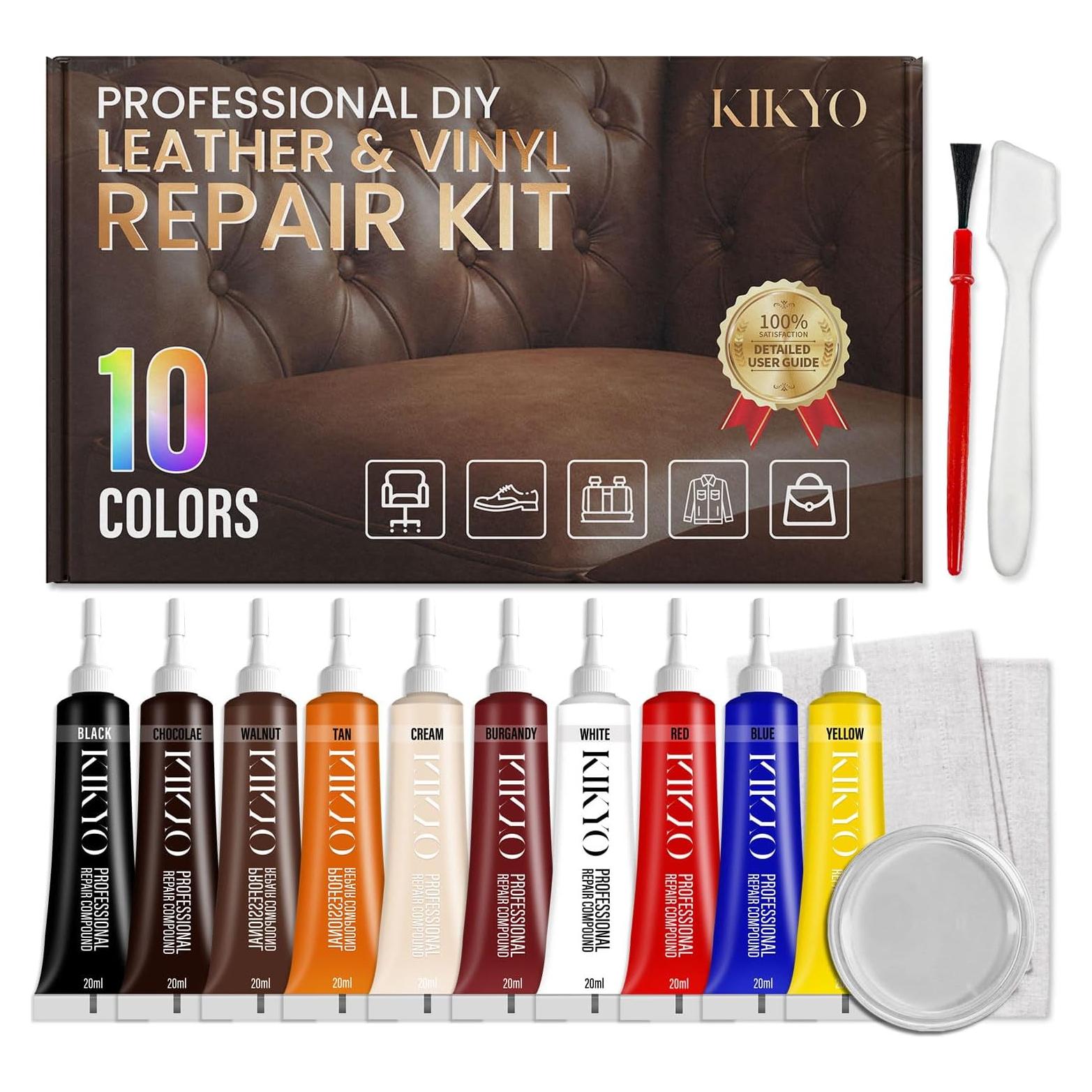Kit de Reparación de Cuero KIKYO para Muebles y Vehículos