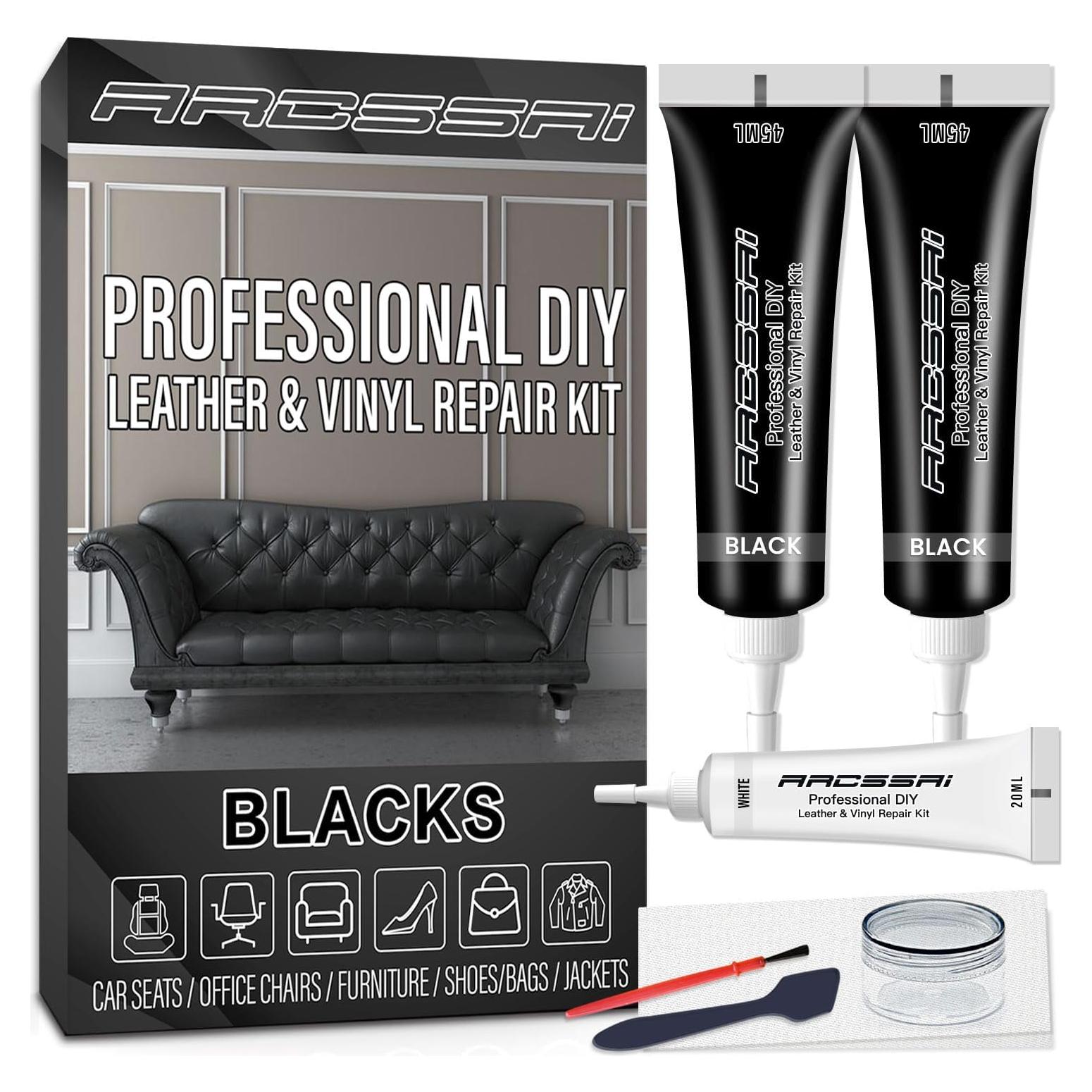 Kit de Reparación de Cuero ARCSSAI para Muebles y Autos