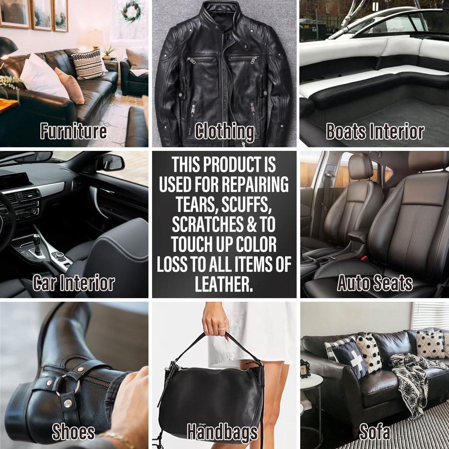 Kit de Reparación de Cuero ARCSSAI para Muebles y Autos