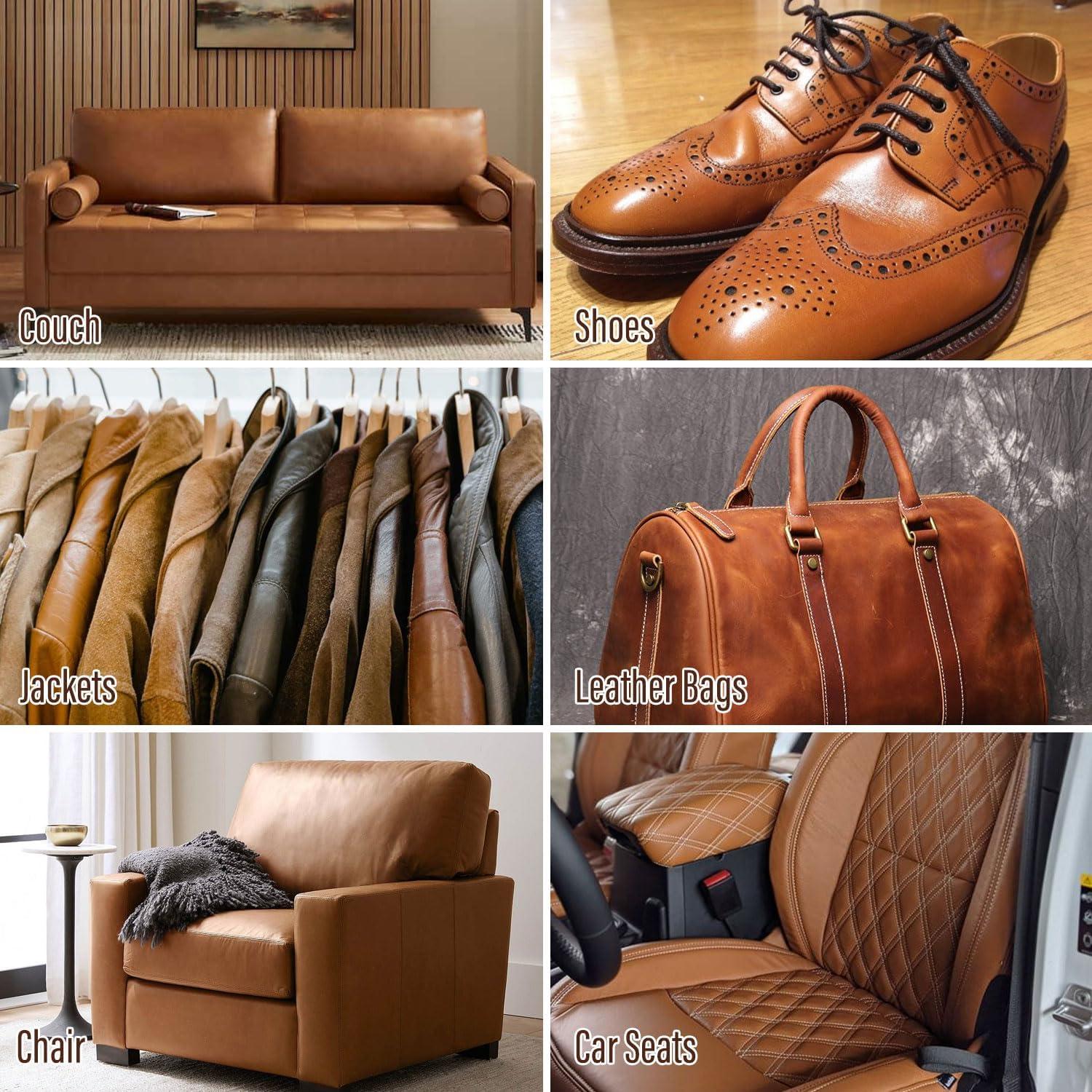 Kit de Reparación de Cuero MCTRHG - 10 Colores, Fácil de Usar