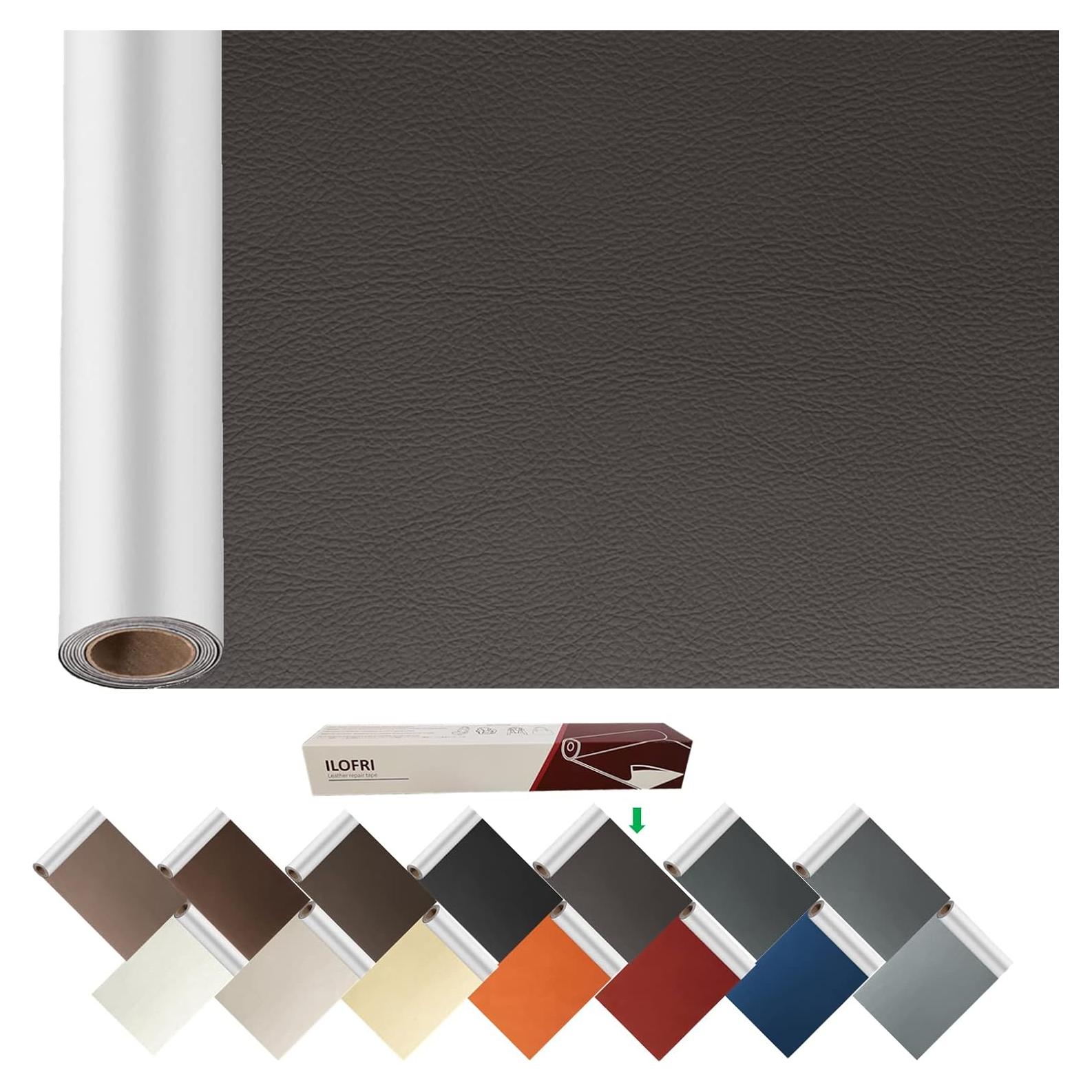 Parche de Reparación de Cuero ILOFRI 43x152 cm Autoadhesivo