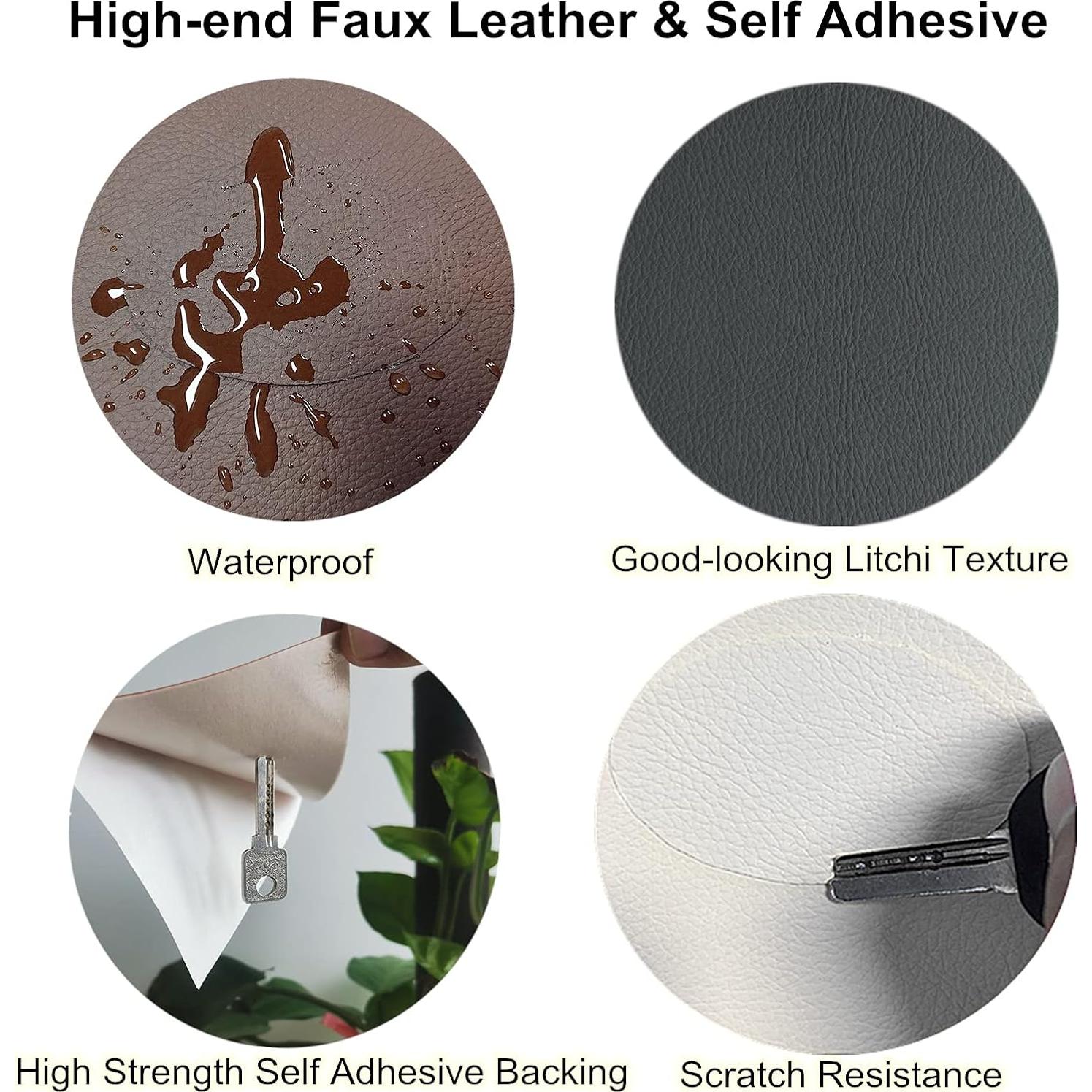 Parche de Reparación de Cuero ILOFRI 43x152 cm Autoadhesivo