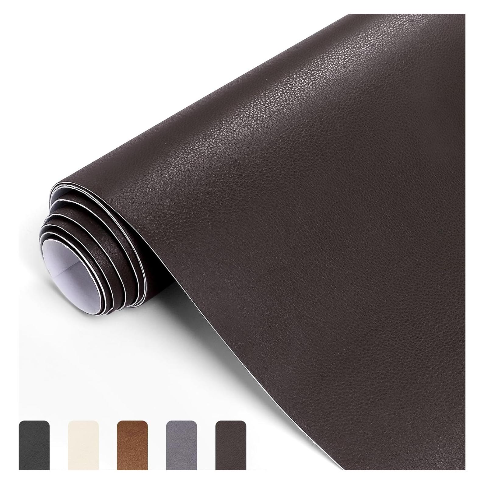 Kit de Parche de Reparación de Cuero Sesybuty 9.9x200.7 cm Marrón