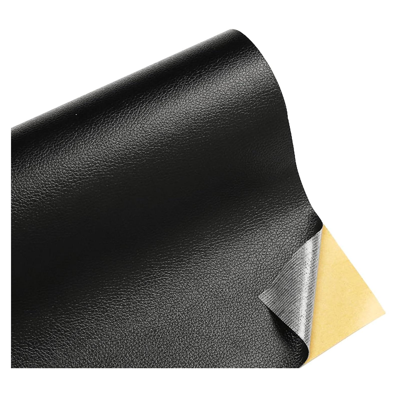 Parche de Reparación de Cuero BetterJonny 30x137cm Negro