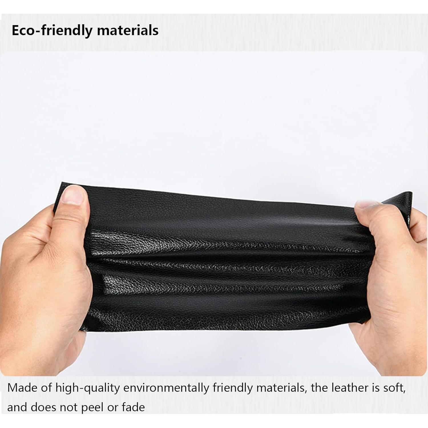 Parche de Reparación de Cuero BetterJonny 30x137cm Negro